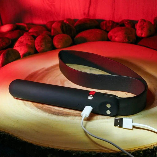 Adam & Eve Spank Me Vibe Black - Dreamy Desire
