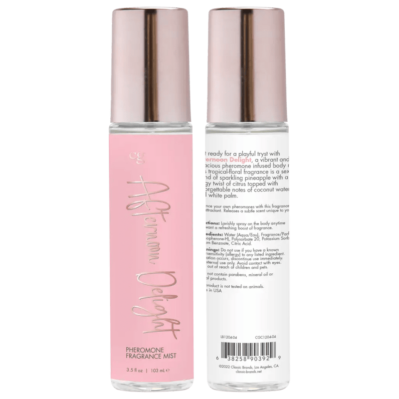 CG Lubes CG Body Mist with Pheromones Afternoon Delight