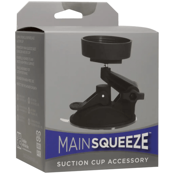 Doc Johnson For Him Doc Johnson Main Squeeze Suction Cup Accessory - Black