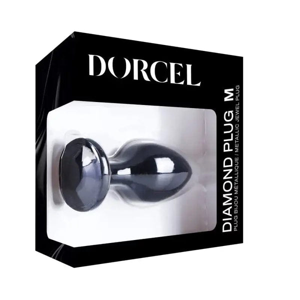 Dorcel Anal Toys Dorcel Diamond Anal Plug Medium Black