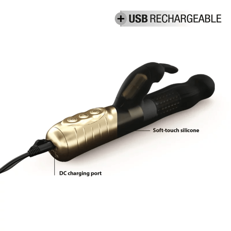 Dorcel Vibrators BABY RABBIT BLACK & GOLD 2.0 - RECHARGEABLE