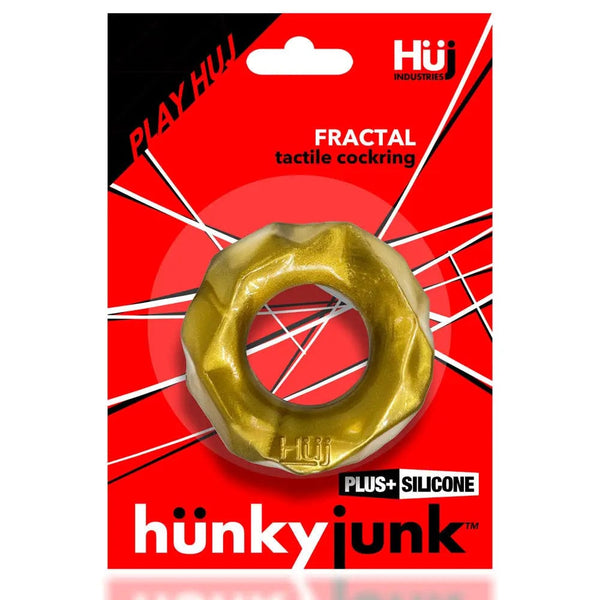 Hunkyjunk For Him HunkyJunk Fractal Tactile Cock Ring Bronze