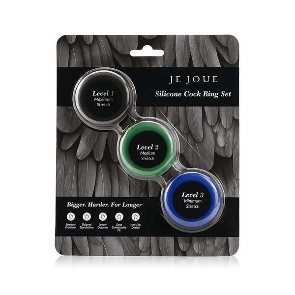 Je Joue Silicone Cock Ring 3 Pack - Dreamy Desire