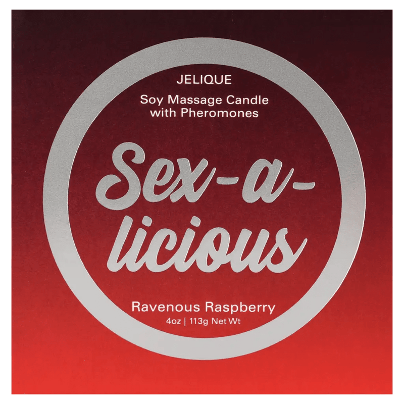 Jelique Lubes Jelique Massage Candle Sex-A-Licious Ravenous Raspberry 4 Oz