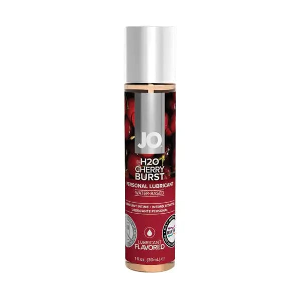 JO Lubricants Lubes 1oz JO H2O Flavored Cherry Burst and Water Based Lubricant