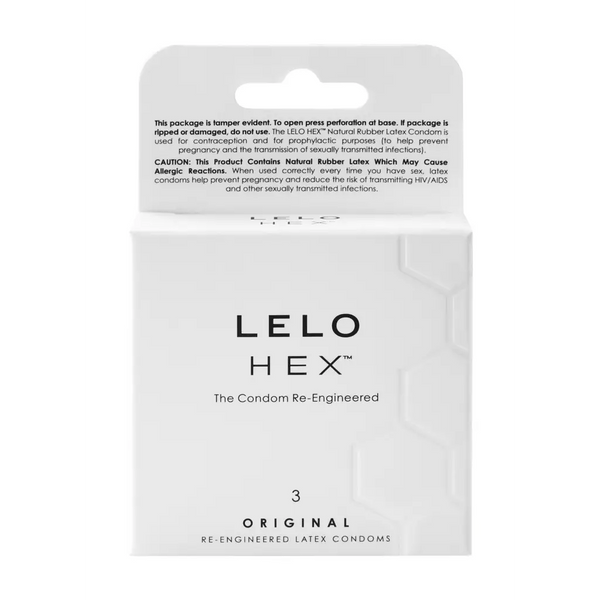 Lelo Accessories / Miscellaneous Lelo Hex Original Condoms 3 Pack