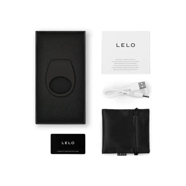 Lelo Tor 3 Vibrating Cock Ring Black - Dreamy Desire