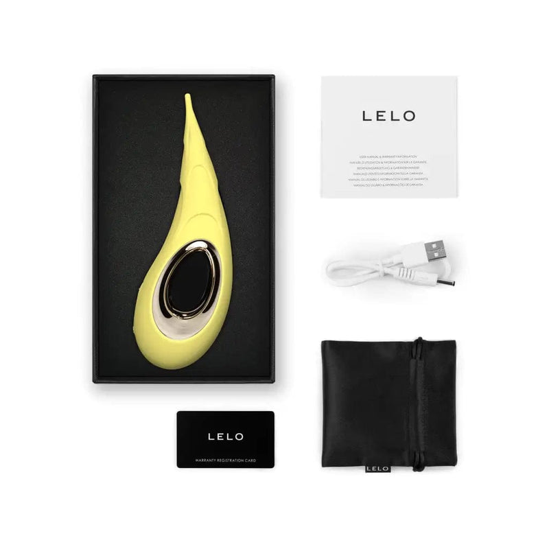 Lelo Vibrators Lelo Dot Cruise Clitoral Stimulator Lemon Sorbet