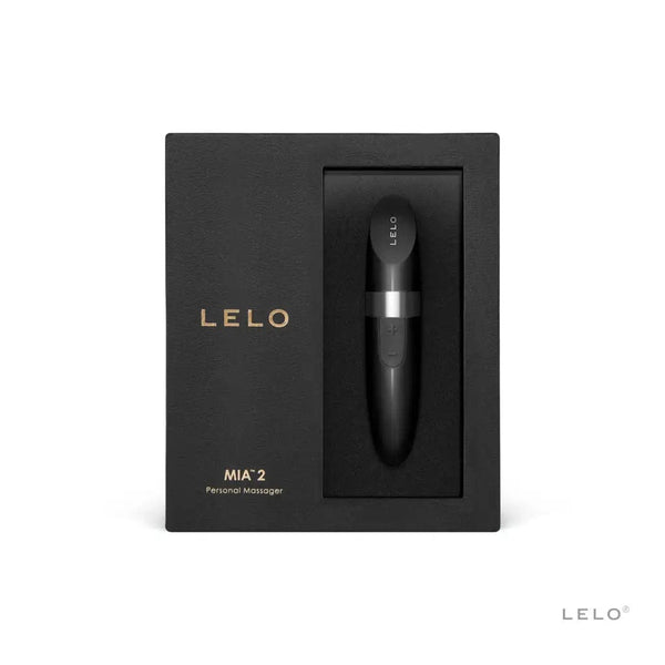 Lelo Vibrators Lelo Mia 2 Lipstick Bullet Vibrator in Black