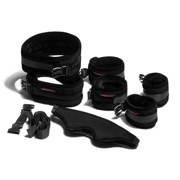 Liberator Black Label - Esse Black Microfiber With Cuffs Kit - Dreamy Desire