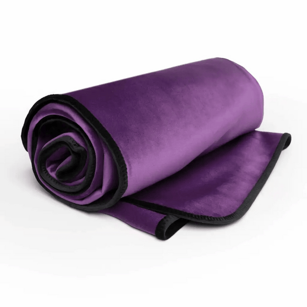 liberator fascinator lush throw moisture resistant blanket, king size, purple