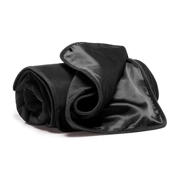 Liberator BDSM Liberator Fascinator Throw - Moisture Proof Sensual Blanket | Regular Size, Microvelvet Black