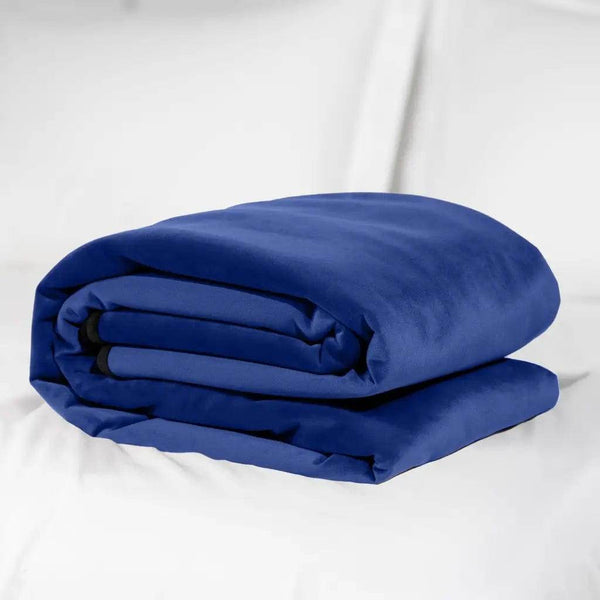Liberator Fascinator Throw - Moisture Proof Sensual Blanket | Regular Size, Microvelvet Royal Blue - Dreamy Desire