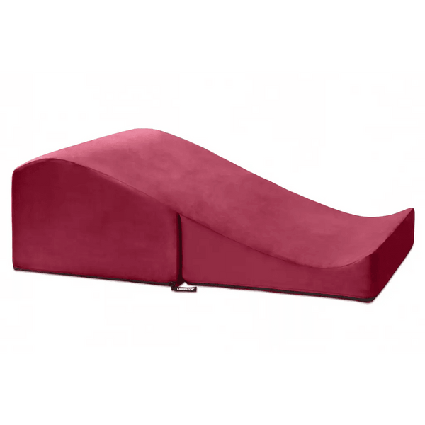 Liberator Flip Ramp Sex Positioning Pillow - Merlot Microvelvet - Dreamy Desire