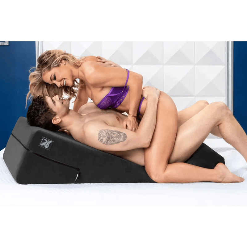 Liberator BDSM Liberator Wedge and Ramp Sex Positioning Pillow - Black Microfiber