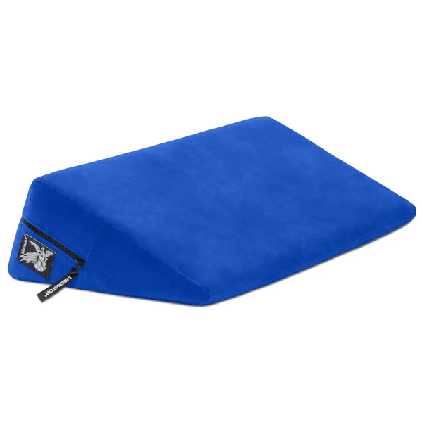 Liberator Wedge Intimate Sex Positioning Pillow - Sapphire Microfiber - Dreamy Desire