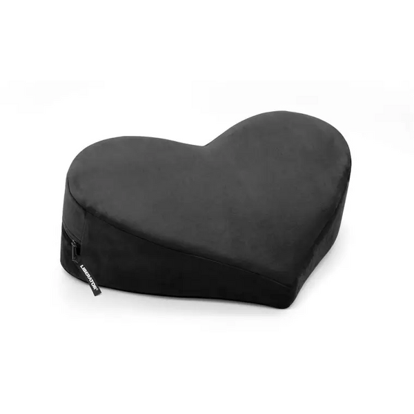 Liberator Other Liberator Heart Wedge - Sensual Positioning Pillow in Black Microvelvet
