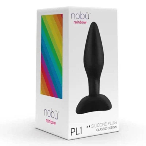 NOBÜ Anal Toys Nobu Rainbow - PL1 Silicone Plug in Black