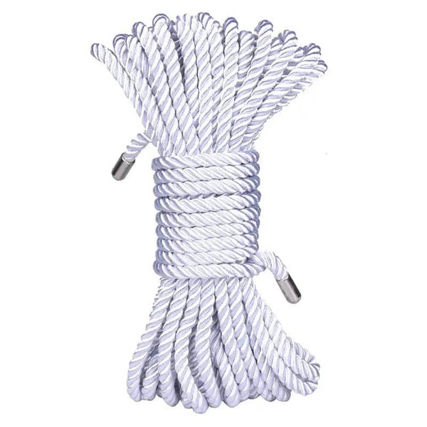 Nobu Silk Bondage Rope Silver - Dreamy Desire