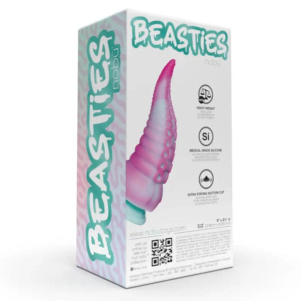 NOBÜ Dongs & Dildos Nobu Beasties - Teku Fantasy Dong with Suction Cup (Pink Turquoise)
