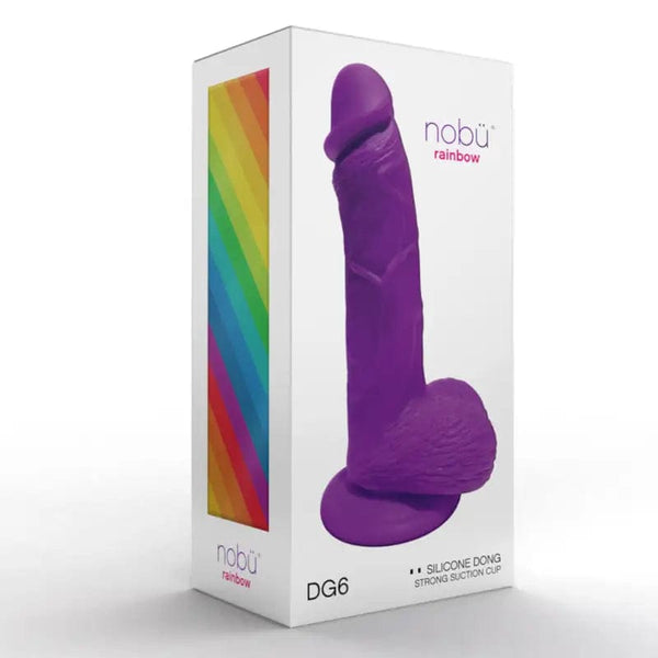 NOBÜ Dongs & Dildos Nobu Rainbow - DG6 Dildo Silicone Dong in Purple
