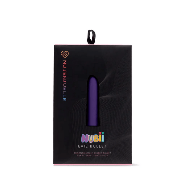 Nu Sensuelle Vibrators Nu Sensuelle - Nubii Evie Rechargeable Silicone Bullet Stimulator (Purple)