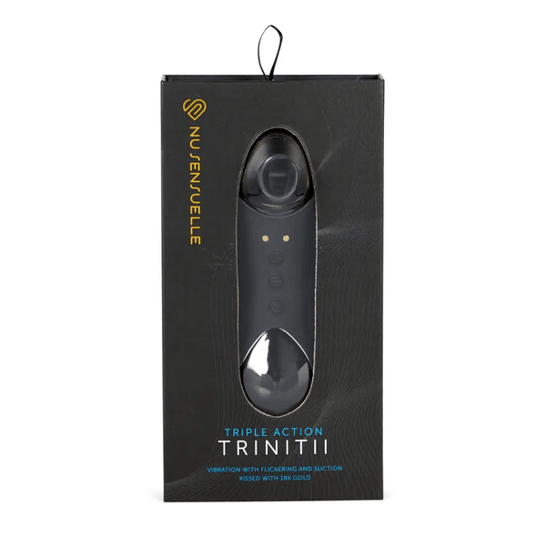 Nu Sensuelle Vibrators Nu Sensuelle Trinitii 18K Gold Edition - Flickering Tongue Vibrator with Suction