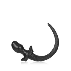 OxBalls Pug - Plug anal queue de chiot en noir (petite taille) OxBalls Pug Puppy Tail Butt Plug - Dreamy Desire