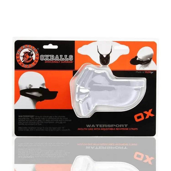 OxBalls WaterSport Strap-On Gag in White - Dreamy Desire