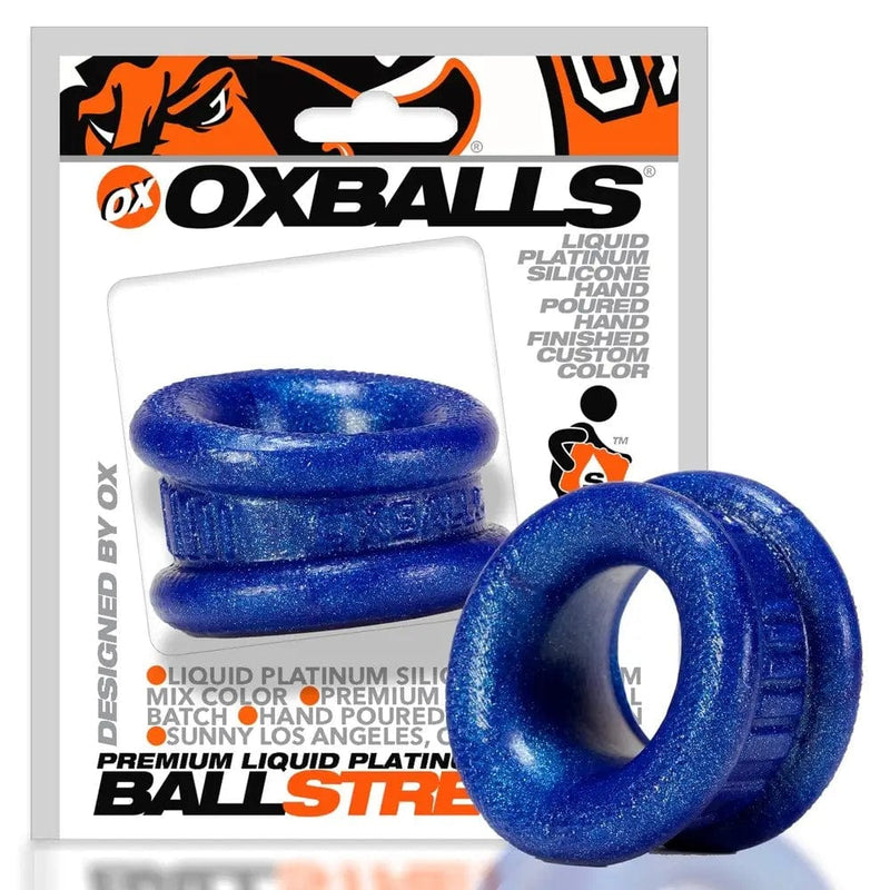 OXBALLS For Him Oxballs Neo Angle BallStretcher - BlueBalls Metallic