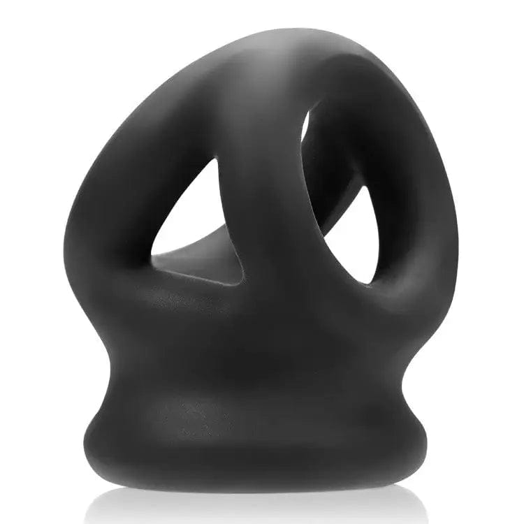 OXBALLS For Him OxBalls Tri-Squeeze Silicone Cocksling and Ballstretcher (Black Ice)