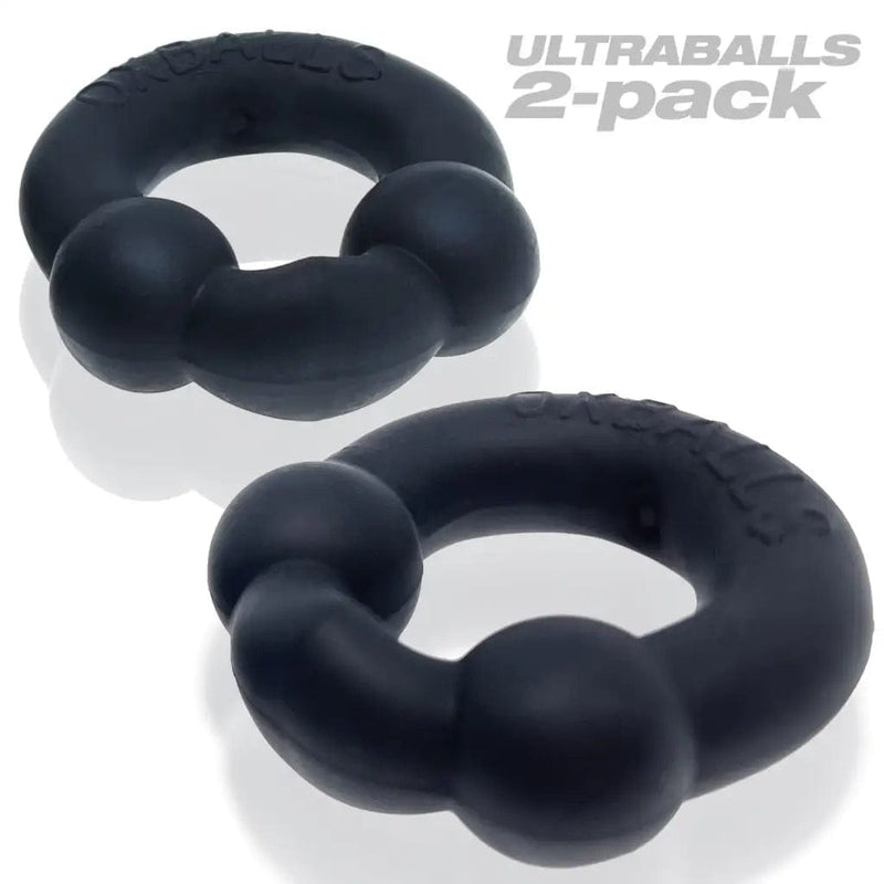 OXBALLS For Him Oxballs Ultraballs Cock Ring Set 2 Pack Special Edition Night