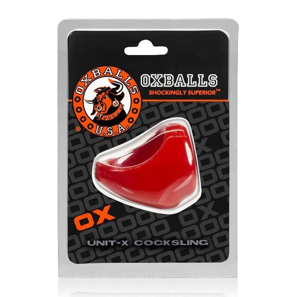 OXBALLS For Him OxBalls Unit-X Cock Sling - Red