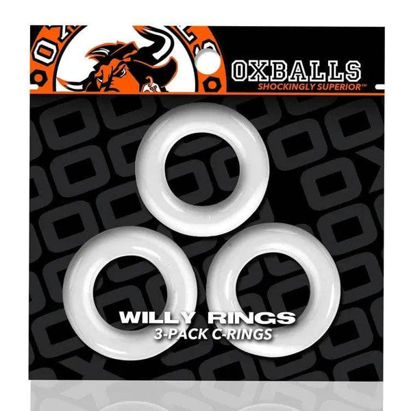 OXBALLS - Willy Ring - 3 Pack Cockrings in White - Dreamy Desire