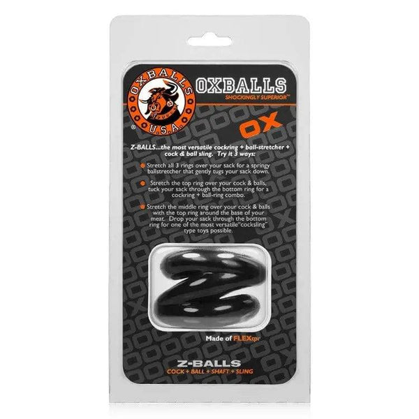 Oxballs Z-Balls Ballstretcher (Black) - Dreamy Desire