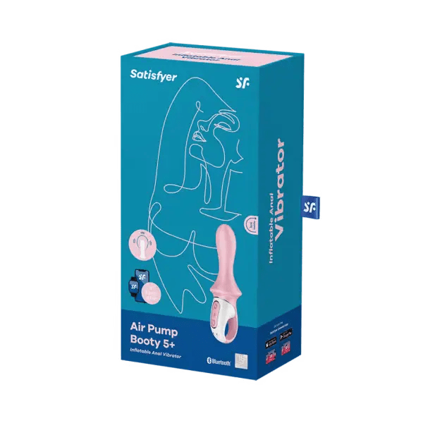 Satisfyer Anal Toys Satisfyer Air Pump Booty 5+ - Red Anal Vibrator