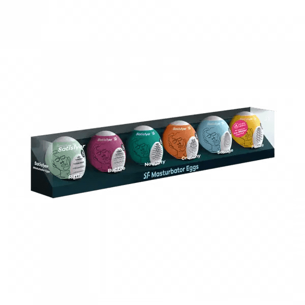 Satisfyer Masturbator Egg Set - Assorted (6 pieces) - Dreamy Desire