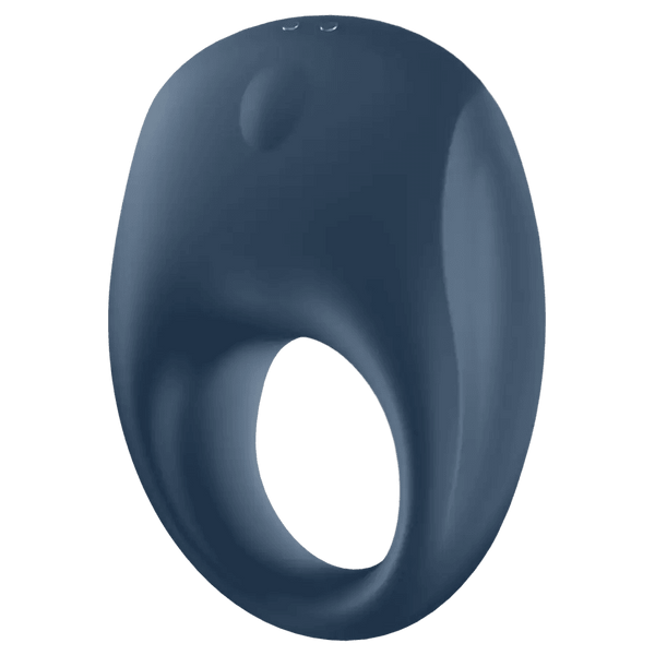 Satisfyer Strong One Cock Ring - Vibrating Penis Ring (Blue) - Dreamy Desire