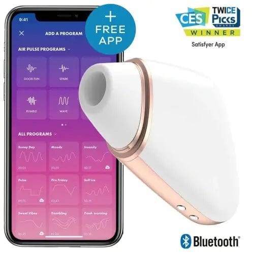 Satisfyer Love Triangle - Air Pulse Stimulator White - Dreamy Desire