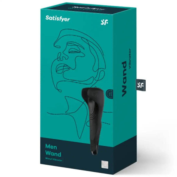 Satisfyer Men Wand Vibrator | Male Masturbator Black - Dreamy Desire