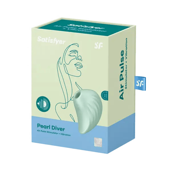 Satisfyer Vibrators Satisfyer Pearl Diver - Air Pulse Stimulator (Mint)
