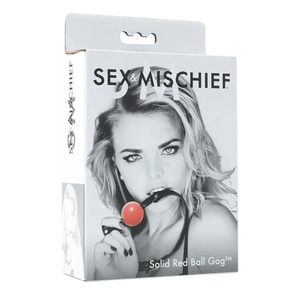 Sex & Mischief BDSM Sex & Mischief Solid Red Ball Gag