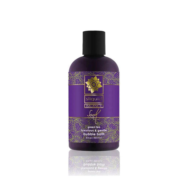 Sliquid Balance Soak Bubble Bath - Green Tea (8.5oz) - Dreamy Desire