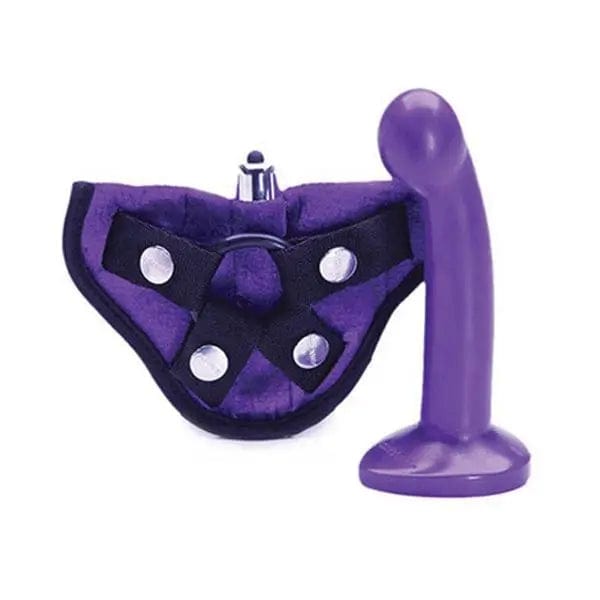 Tantus Anals Toys Midnight Purple Tantus Silicone Sport Dildo Harness Kit - Midnight Purple