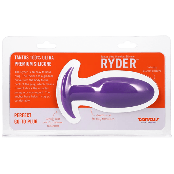 Tantus Anals Toys Tantus Silicone Ryder Butt Plug - Lilac