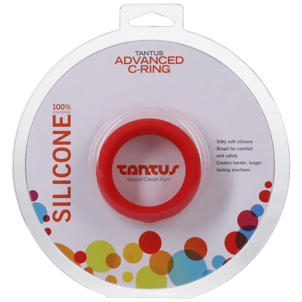 Tantus Cock Ring Advanced - 1 3/4 inches (Red) - Dreamy Desire
