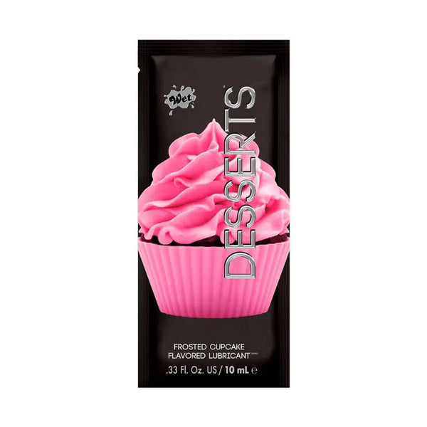 Wet Lubes Wet Desserts Frosted Cupcake Flavored Lubricant .33 Fl. oz./10mL