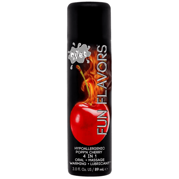 Wet Other Wet Fun Flavors 4-in-1 Popp'n Cherry Lubricant 3 Oz