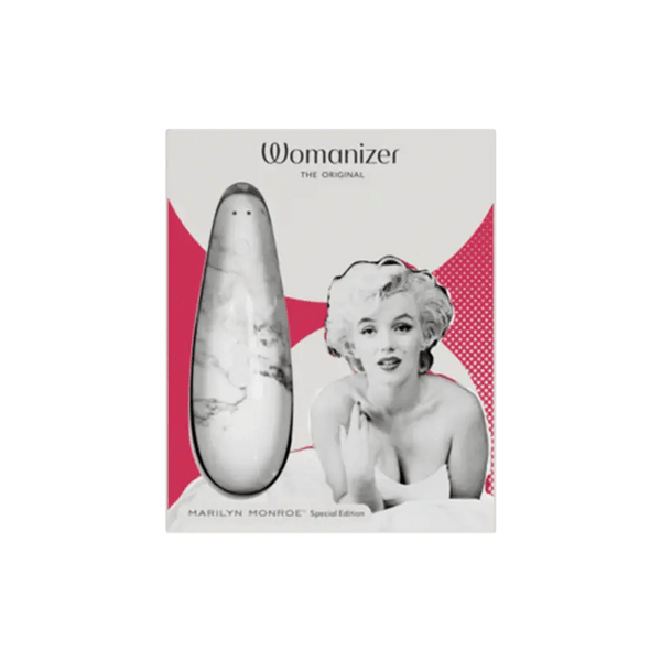 Womanizer Vibrators Womanizer Classic 2 Marilyn Monroe Edition Pleasure Air White Marble