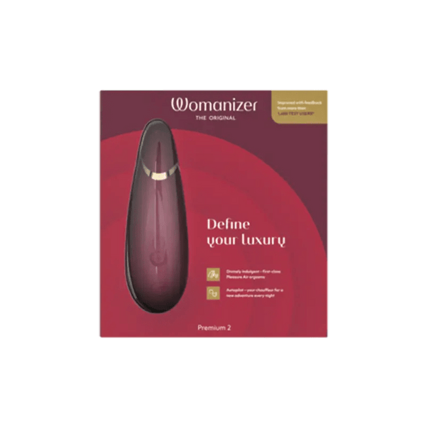 Womanizer Vibrators Womanizer Premium 2 Clitoral Stimulator Sucking Toy Bordeaux
